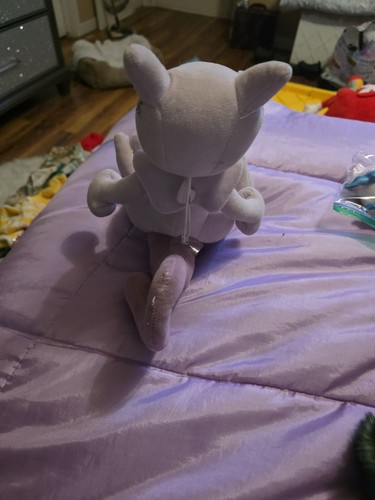 Mewtwo 6 Zoll Plüsch #150 Pokemon 1998 Hasbro Nintendo Vintage - Bild 3 von 4