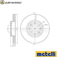 2x BRAKE DISCS 23-0641C FOR RENAULT CLIO/III/GRANDTOUR/HATCHBACK/VAN MODE 1.1L