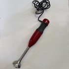 KitchenAid 9 Speed Hand Immersion Corded Blender KHB1241ER Red Tested Working