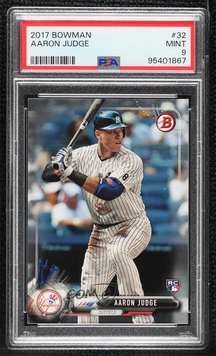 2017 Bowman Aaron Judge #32 PSA 9 MINT Rookie RC