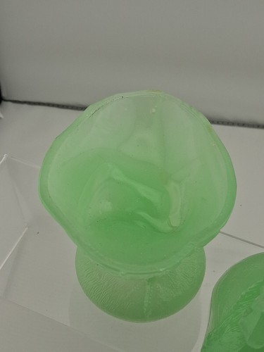 Vintage Jadeite Glass Rooster Candy Dish - Picture 8 of 9