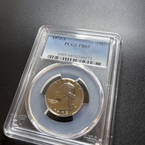 1973-S 25C Washington Quarter PCGS PR69 #50749573 - Picture 4 of 16