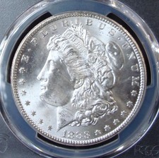MS 63 Graded 1883 Year Morgan US Dollars (1878-1921) for