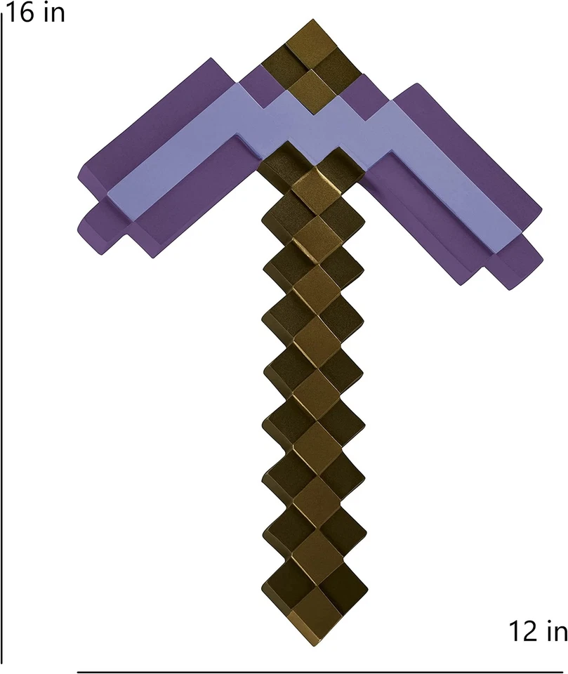Minecraft Enchanted Purple Pickaxe Costume Accessory for Kids 20.25 Inch - Изображение 2 из 3