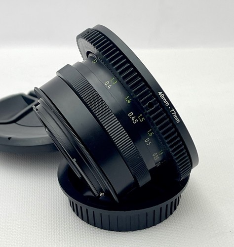 Carl Zeiss Jena DDR Tessar f/2.8 50mm Cine Mod Prime Lens Canon EF Mount - Picture 9 of 11