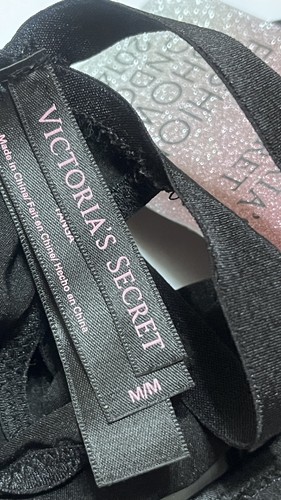 Victoria’s Secret FASHION SHOW LIMITED raso fiocco cristalli perizoma panty medio nuovo - Foto 10 di 10