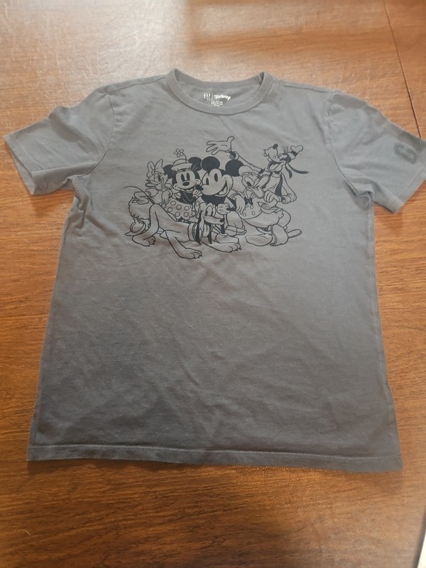 Gap Kids Disney T Shirt Size 14-16  Felt Design