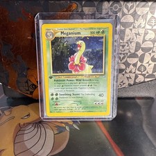 2000 Pokemon Neo Genesis 1st Edition Meganium Holo #11/111 HP