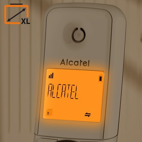 Set 2 cordless DECT Alcatel F860 Duo con blocco chiamate e funzione VIP - Zdjęcie 3 z 6