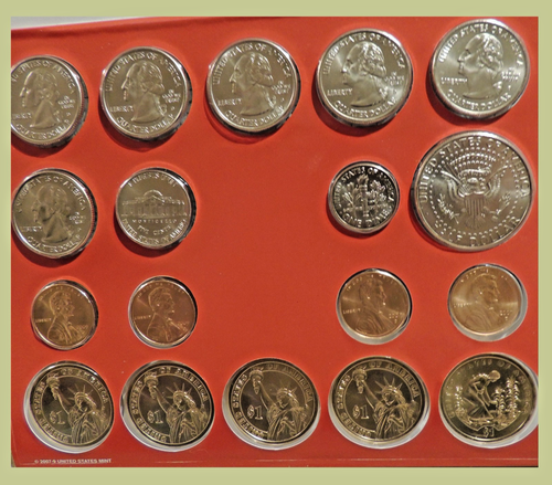 2009 US Mint Uncirculated Coin Set featuring D & P mints 18 Coins each w/COA - Picture 4 of 11