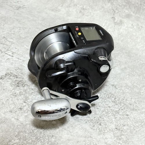 SHIMANO FORCE MASTER 9000 Fishing Electric Reel Aluminum Body From Japan Used - Picture 6 of 12