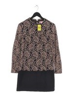 Ted Baker A-Line Midi Dress UK8 in Black