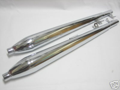 BRAND NEW HONDA C95 CA95 C92 CA92 EXHAUST MUFFLER LH+RH 1PAIR (BM) - Picture 1 of 1
