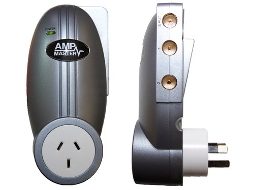14dB TV Amp Amplifier 2 Way booster signal boost AMP MASTER™ Antenna Indoor use - Picture 4 of 4