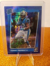 Tommy Tremble Rated Rookie Blue Scope Prizm 2021 Donruss Optic Football #282 