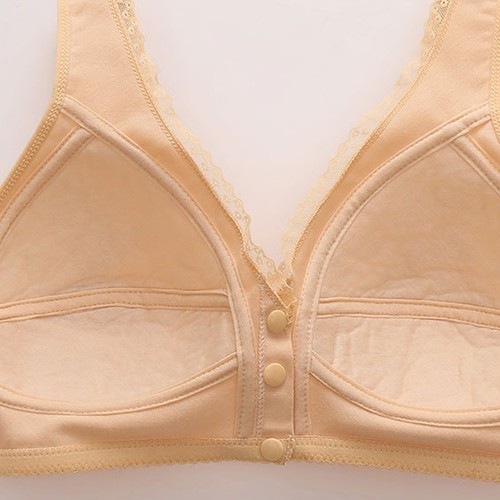 New Soft Padded Front Closure Bra For Women Comfortable Wireless And Steel Vest - Picture 8 of 36