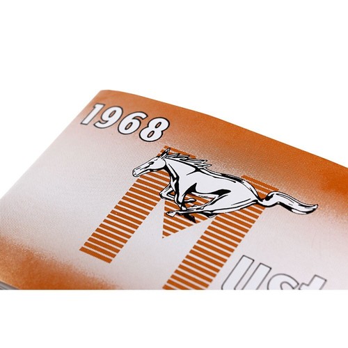 Mustang Owners Manual Book 1968 68 Coupe Fastback Convertible Eleanor GT 302 390 - Picture 2 of 5