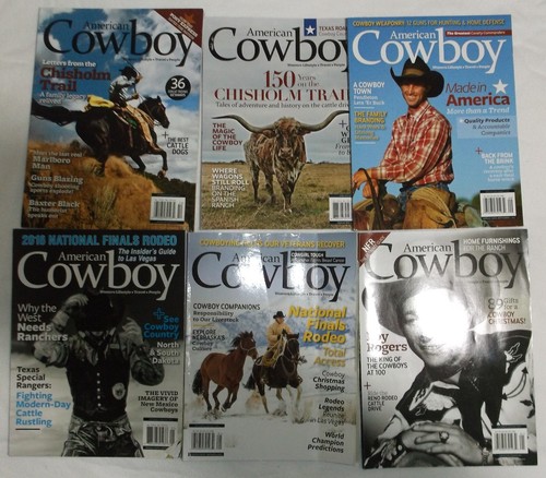 LOT OF 18 MAGAZINES AMERICAN COWBOY HORSE & RIDER USED READING ARTS & CRAFTS - Picture 3 of 5