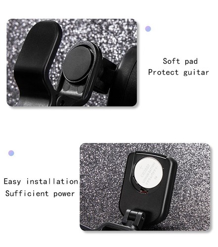 Stimmgerät - Clip Tuner + Ukulele Gurt   + 4 Plektren  ***NEU*** - Bild 15 von 20