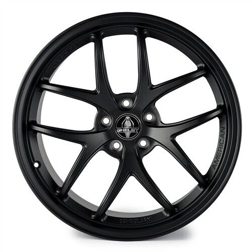 Shelby 50th Anniversary Super Snake Black Finish Wheel Staggered SET (4 Wheels) - Picture 2 of 7