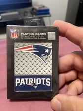 New England Patriots Playing Cards Deck Of 52 Poker Black Jack NFL