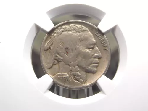 1917 "D" Indian Head BUFFALO Nickel 5c NGC VF25 #017 Very Fine ECC&C, Inc.