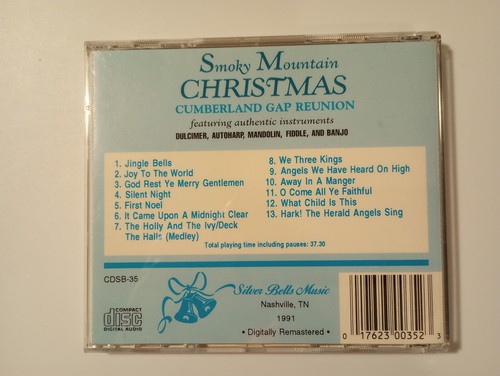 CD B Smoky Mountain Christmas Cumberland Gap Reunion dulcimer autoharp mandolin - Bild 2 von 3