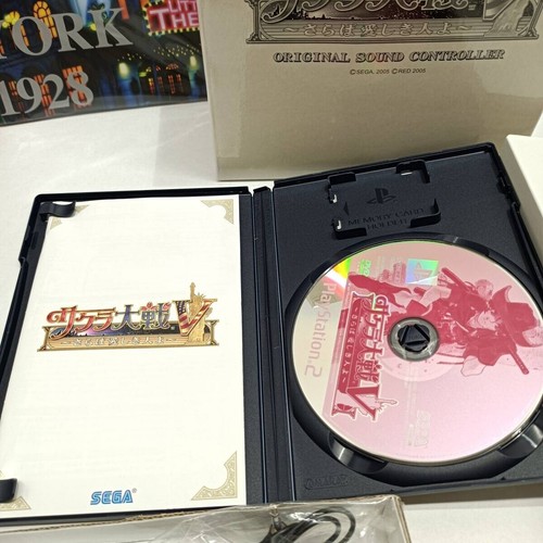 Sakura Taisen V Saraba Itoshiki Hito Yo Show Time Box PS2 Used SLPM67009 JAPAN - Picture 5 of 10