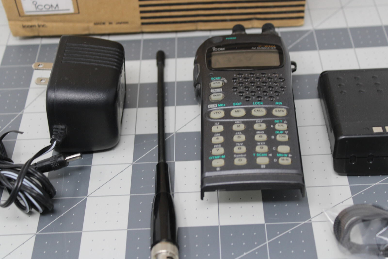 ICW32A Handheld Dual Band VHF/UHF Transceiver Full Duplex eBay