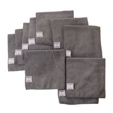 AUTOGLYM High Quality Grey Microfibre Car Polishing Cloth x 10 Free P & P 