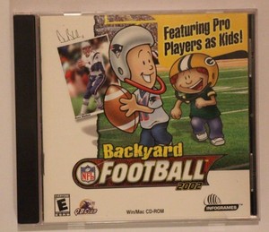 Backyard Football 2002 Cd Rom Pc Windows Mac Drew Bledsoe