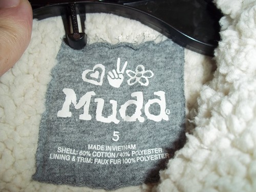 Mudd Girls Gray Fleece Vest Size 5 - Picture 3 of 4