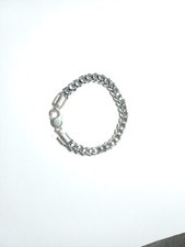 pulsera plata hombre pluma dragon