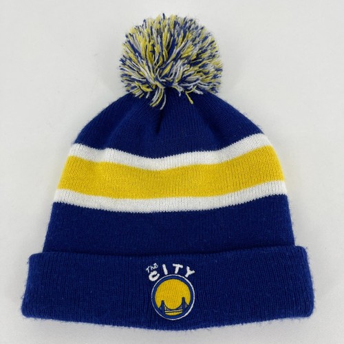 Fan Favorite Beanie Youth One Size Blau Golden State Warriors Basketball NBA - Bild 1 von 7