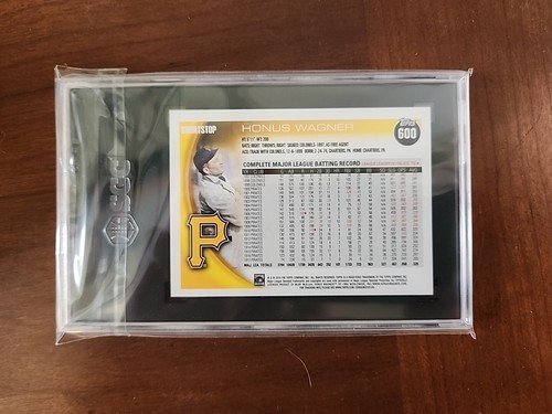 2010 Topps Shortprint "Honus Wagner" SGC 10 Gem Mint - Picture 2 of 2