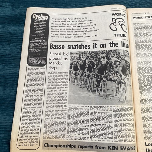 Vintage Cycling Magazine Champion Basso No. 4232 - Picture 2 of 3