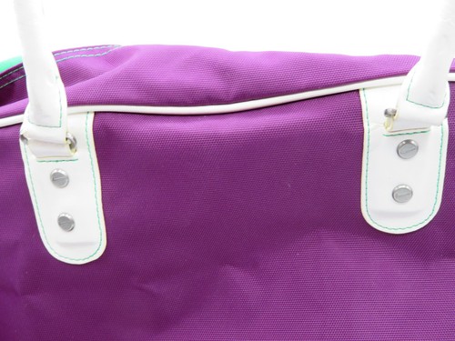 Nike Women's Gym Club Bag - Purple / White / Green - Shoulder Strap - 第 3/11 張圖片