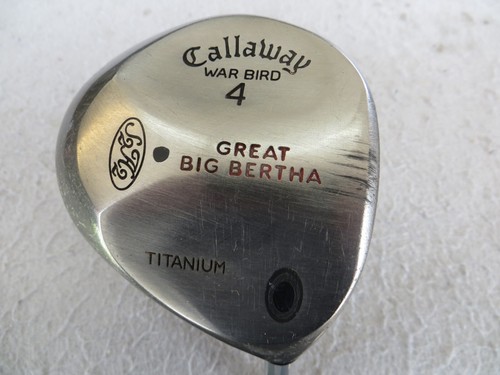 BONITO CALLAWAY GRAN BIG BERTHA WAR BIRD 17* 4 MADERA GRAFITO RÍGIDO 43,5" HOMBRE RH