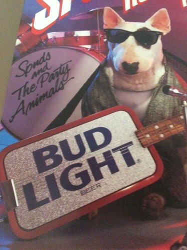 SPUDS MACKENZIE ROCK & ROLL POSTER - Picture 2 of 2