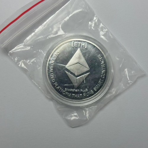 Ethereum Commemorative Coin - ETH Ethereum Coin Collectible Coin - Picture 7 of 8