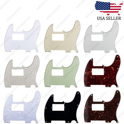 8 Holes Tele Guitar Pickguard Scratch Plate Humbucker For Fender Telecaster