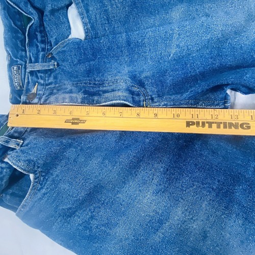 CANYON CREEK FLEECE LINED BLUE DENIM JEANS SIZE 36 X 30 Green Fleece - Picture 9 of 12