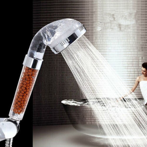 New High Turbo Pressure Shower Head Bathroom Powerful Energy Water Saving Filter - Picture 3 of 10