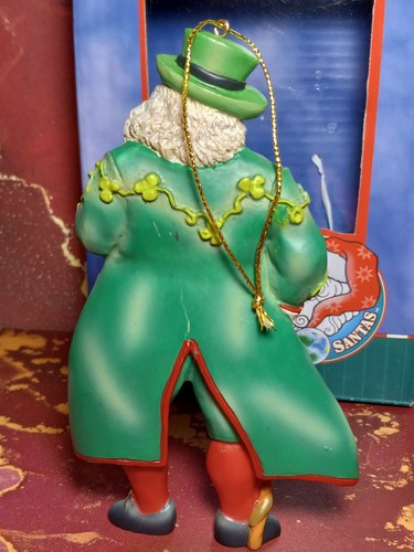  Kurt S Adler St. Patrick’s Ornament clover pipe Irish Christma WORLD OF SANTAS - Picture 8 of 24