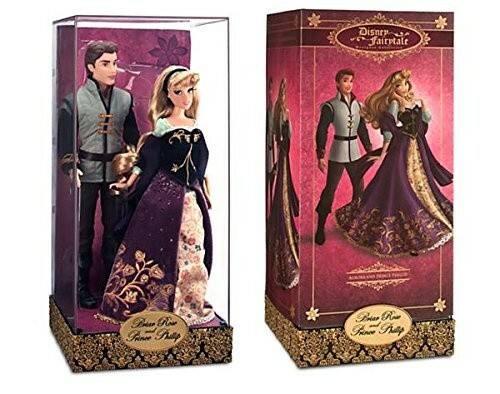 Aurora and Prince Phillip Doll Set Disney Fairytale Designer Collection Sleeping - Picture 1 of 5