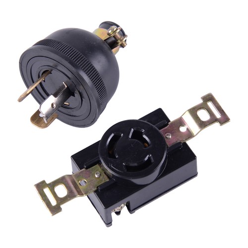 Outdoor Hot Power Locking L14-30P Twist-Lock Plug 30A 125-250V 3P 4W US AO New - Bild 2 von 3
