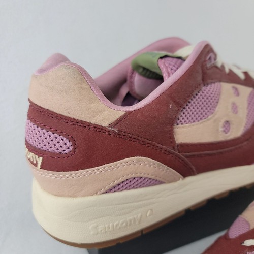Saucony Shadow 6000 Champiñón Hombres Zapatos para Correr Tenis Talla 13 Rosa Borgoña - Imagen 12 de 21