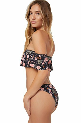 Traje de baño O'NEILL para mujer estándar pegamento con pestaña giratoria lateral inferior, negro, XS - Imagen 2 de 3