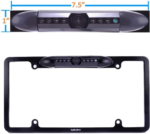 TadiBrothers Wireless Backup Camera Kit with License Plate Camera | 7-Inch Rear - Picture 4 of 7