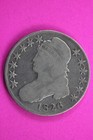 1826 Capped Bust Half Dollar Exact Coin In Pics Silver Rare Semi Key Date 18